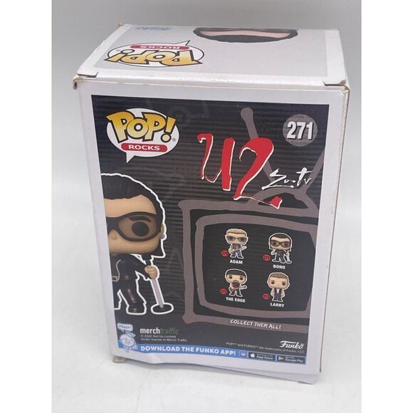 Funko Pop Rock Bono 271 U2 Vinyl Figure Collectible - Picture 3 of 5